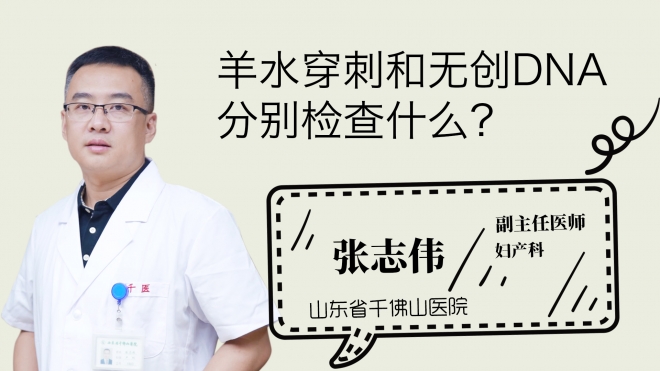 羊水穿刺和無創dna分別檢查什么？